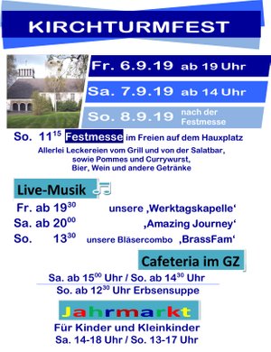 Kirchturmfest 2019